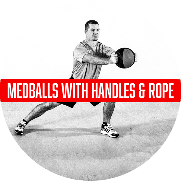 Medballs with Handles and Rope