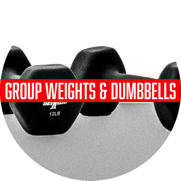 Group Fitness Weights and Dumbbells