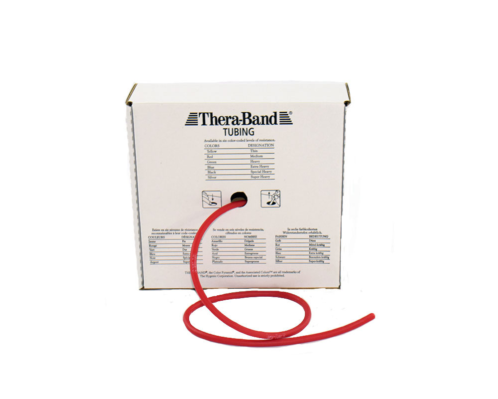 Thera-Band Tubing 100' Coil/Medium: Red