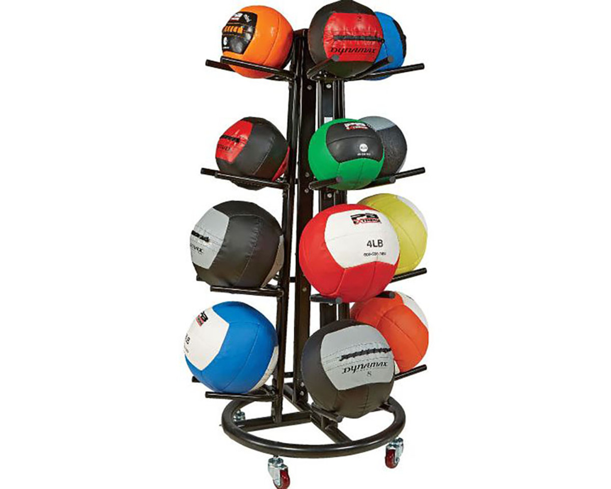 PB Extreme Medicine Ball Rack with Wheels Image 1