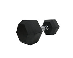 First Place Rubber Encased Hex Dumbbell - Single image